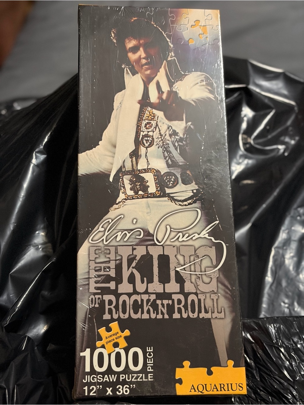 Aquarius Elvis Presley 1000-Piece Jigsaw Puzzle - Black & White
